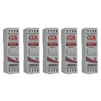 Kit 05 rele acoplador 220vca 2 contato reversivel sibratec