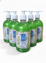 Kit 05 Sabonete Líquido Perolado Erva Doce Barbarex 500 ml
