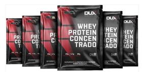 Kit 05 Sachês de Whey 100% Protein Concentrado com Varios Sabores-Dux Nutrition