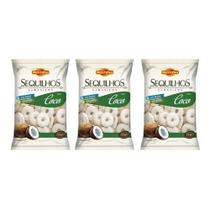 Kit 05 Sequilhos Coco Sem Lactose E Sem Glúten 300g Nazinha