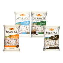 Kit 05 Sequilhos Sortidos Sem Lactose E Glúten 300g Nazinha