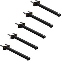 Kit 05 Suporte De Refletor Led Haste Parede Fachada Banner Iluminação 50 Cm Kit 05 Suporte De Refletor Led Haste Parede Fachada Banner Iluminação 50 Cm