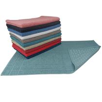 Kit 05 Tapete Para Banheiro Antiderrapante 100% Algodão 45x70cm 550g/m²