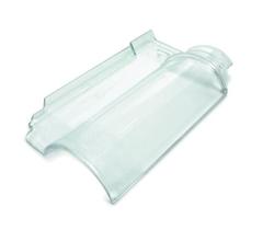 Kit 05 Telhas De Vidro Americana Transparente