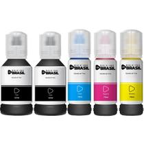 Kit 05 tintas Compatível Para Epson L4150, L4160, L4260, L6161