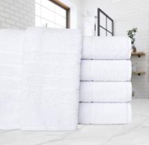 Kit 05 Toalhas Banhão Hotel, Pousada, Spa Felpudas Brancas 100% Algodão 70x1,50mt Kit 05 Toalhas Banhão Hotel, Pousada, Spa Felpudas Brancas 100% Algodão 70x1,50mt