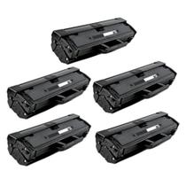 Kit 05 Toner Compatível 105A W1105 W1105A P/ MFP137 Sem Chip