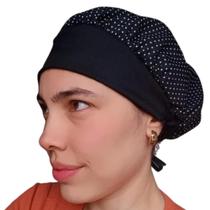 Kit 05 Toucas Culinária de Oxford com Elástico e Tiras Ajustáveis Kit 05 Toucas Culinária de Oxford com Elástico e Tiras Ajustáveis