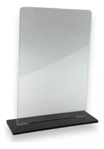 Kit 05 Troféu Acrilico Cristal 2mm 10x15cm C/base Preta Kit 05 Troféu Acrilico Cristal 2mm 10x15cm C/base Preta