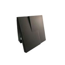 kit 05 und Acabamento Válvula Descarga metal Preto Fosco