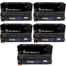Kit 05 Unid Toner Com Impressão de 2.000 Páginas Alto Rendimento Compatível Impressora HP Laser Jet Pro 435A/436A/285A/278A UNIVERSAL