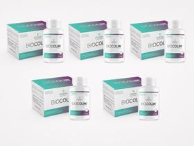 Kit 05 unidades Biocolin Hair 500mg 60 Caps Colina Central Nutrition Kit 05 unidades Biocolin Hair 500mg 60 Caps Colina Central Nutrition