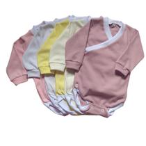 Kit 05 Unidades Body Kimono para Bebê Menina Tamanho M
