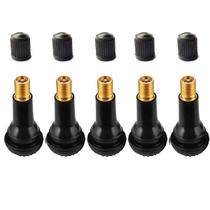 Kit 05 Valvulas Para Pneu De Passeio Tr-414 Com Tampa
