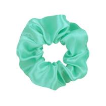 Kit 05 Xuxinha de Cetim Scrunchie Elástico de Cabelo Rabicó Frufru para Prender o Cabelo