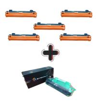 Kit 05Toner compativel Brother TN116+01 Fotocondutor TN116BR TN-116 HL-L1222V HL-L1232W