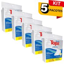 KIT 05X Algodão Quadrado TOPZ 100UN. Dupla Face Limpeza Facial Maquiagem Bebê 100 Puro e Macio