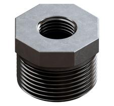 Kit 05x bucha reducao inox 304 150 bsp 1/2'' x 3/8''