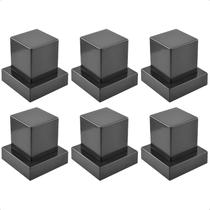 Kit 06 Acabamento Quadrado Preto Registro Pressão Deca Kit 06 Acabamento Quadrado Preto Registro Pressão Deca