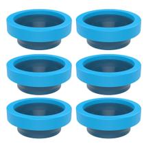 Kit 06 Anel De Cera Com Guia P/ Vedação De Vasos Sanitários
