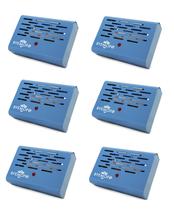 Kit 06 Aparelho Anti Mofo Elétrico Eletrônico 110v Cor Azul Ácaro Fungos Bolor Legon Bye Mofo 110v