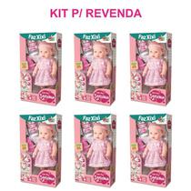 Kit 06 Baby Faz Xixi De Verdade + Mamadeira + Fralda