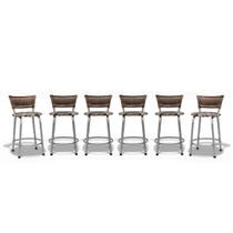 Kit 06 Bancos Banquetas Baixa Estrutura Prata Junco Cappuccino Ideal Mesa Bistrô Área Gourmet Linha Premium Itagold Kit 06 Bancos Banquetas Baixa Estrutura Prata Junco Cappuccino Ideal Mesa Bistrô Área Gourmet Linha Premium Itagold