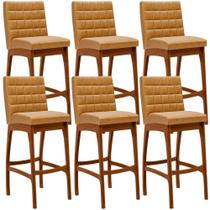 Kit 06 Banquetas Altas Mila Whisky