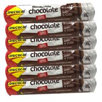 Kit 06 Biscoito Doce Sabor Chocolate 95g - Lowçucar