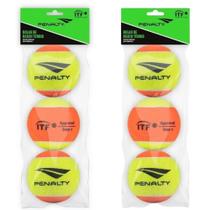 Kit 06 Bolas De Beach Tênnis Penalty XXII Pack 6 Unidades Cor:AmareloTamanho:ÚnicoGênero:Homem Kit 06 Bolas De Beach Tênnis Penalty XXII Pack 6 Unidades Cor:AmareloTamanho:ÚnicoGênero:Homem