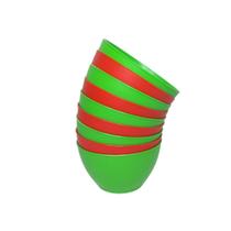 Kit 06 bowl cumbuca plástico 400 ml especial natal