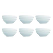 Kit 06 Bowl Tigela Sobremesa Porcelana Chevron 418 ml Germer Kit 06 Bowl Tigela Sobremesa Porcelana Chevron 418 ml Germer