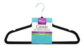 Kit 06 Cabides De Veludo Com Gancho Adulto Antideslizante Kit 06 Cabides De Veludo Com Gancho Adulto Antideslizante