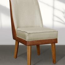 Kit 06 Cadeiras de Jantar Virgínia Composê e material sintético