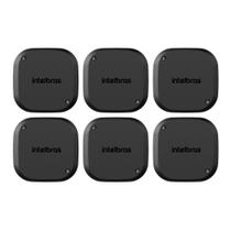 Kit 06 Caixas Organizadora de Plugs e Passagem de Cabo na Cor Preta Para CFTV VBOX 1100 Black Intelbras