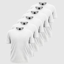 Kit 06 Camisa Camisetas Masculina Algodão Básica Gola Redonda Confortáveis