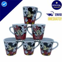Kit 06 canecas De porcelana desenho MICKEY E MINNIE Kit 06 canecas De porcelana desenho MICKEY E MINNIE
