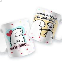 Kit 06 Canecas Porcelana Personalizadas Dia Dos Namorados