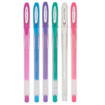 Kit 06 Caneta Gel UNI BALL Signo Angelic Color 0.7mm Cores Pastel Escrita Macia Kit 06 Caneta Gel UNI BALL Signo Angelic Color 0.7mm Cores Pastel Escrita Macia