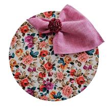 Kit 06 Capa,Base, Guardanapo, Anel - Criarte OpçõesKM01