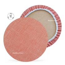 KIT 06 Capa de Sousplat Mellange Verde Agua - 35 cm - Várias Cores e Estampas - Supla Jogo Americano