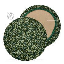 KIT 06 Capa de Sousplat Papai Noel - 35 cm - Várias Cores e Estampas - Supla Jogo Americano