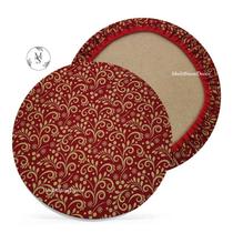 KIT 06 Capa de Sousplat Vermelha Bolas de Natal - 35 cm - Várias Cores e Estampas - Supla Jogo Americano KIT 06 Capa de Sousplat Vermelha Bolas de Natal - 35 cm - Várias Cores e Estampas - Supla Jogo Americano