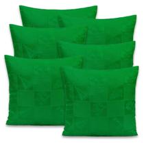 Kit 06 Capas de Almofada Natalina 40cm X 40cm Quadriculada