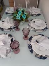 Kit 06 capas sousplat em sarja 100% algodão