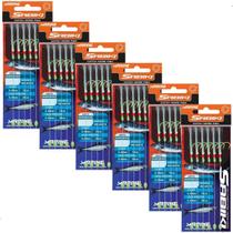 Kit 06 Cartelas Sabiki Marine Sports N 14, 16 E 18 Pesca Kit 06 Cartelas Sabiki Marine Sports N 14, 16 E 18 Pesca