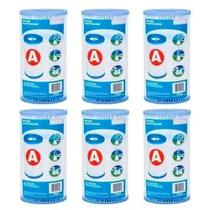 Kit 06 Cartuchos Refil Tipo A Filtro Intex Bomba 2006 3785