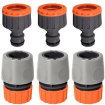 Kit 06 Conexão Rápida P/ Torneira Mangueira Tramontina 1/2 Kit 06 Conexão Rápida P/ Torneira Mangueira Tramontina 1/2