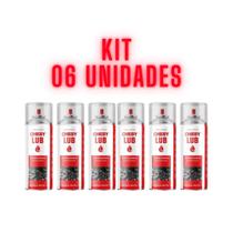 Kit 06 Desengripante Spray Lubrificante Anticorrosivo 300 ml