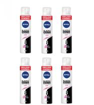 Kit 06 Desodorante Invisible for Black & White Clear 200ml - Nivea